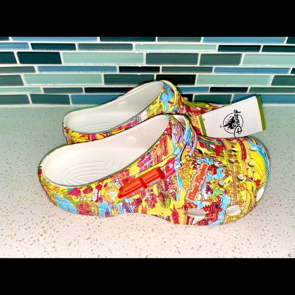 Disney Vault Collection Crocs Walt Disney World Map Clogs by Crocs - Picture 2 of 6